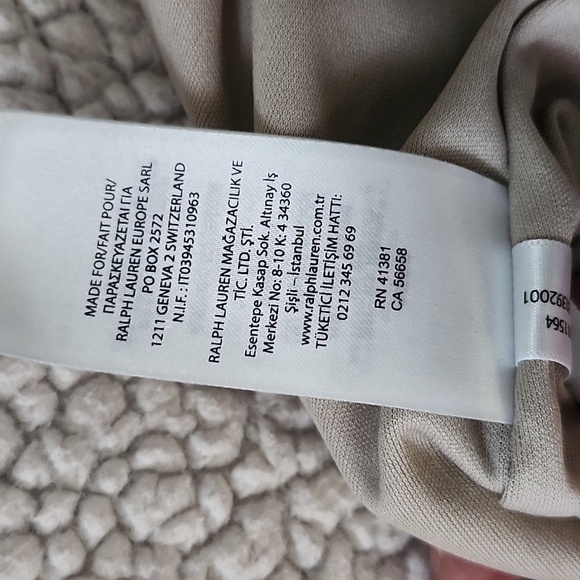 Lauren by Ralph Lauren straight dress size 4 metallic champagne color lined - Picture 8 of 13